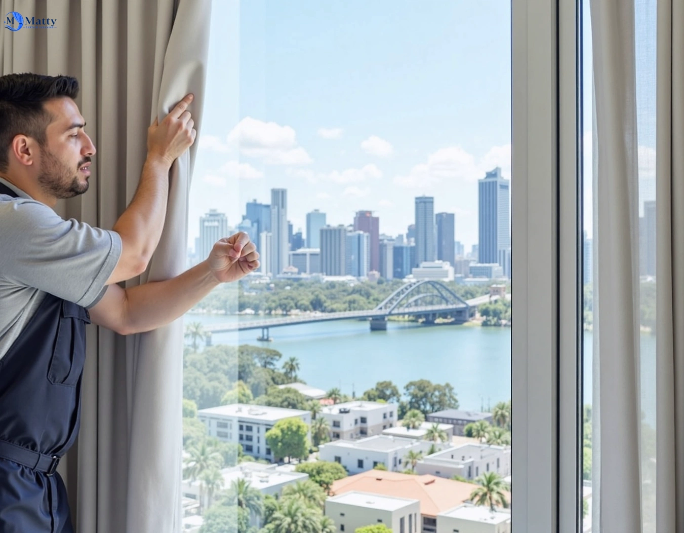Professional curtain steam cleaning service kanahooka-nsw QLD by Matty Curtain Cleaning